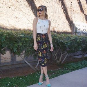 Floral midi dress